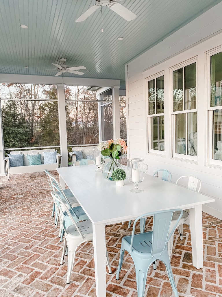 outdoor farmhouse table