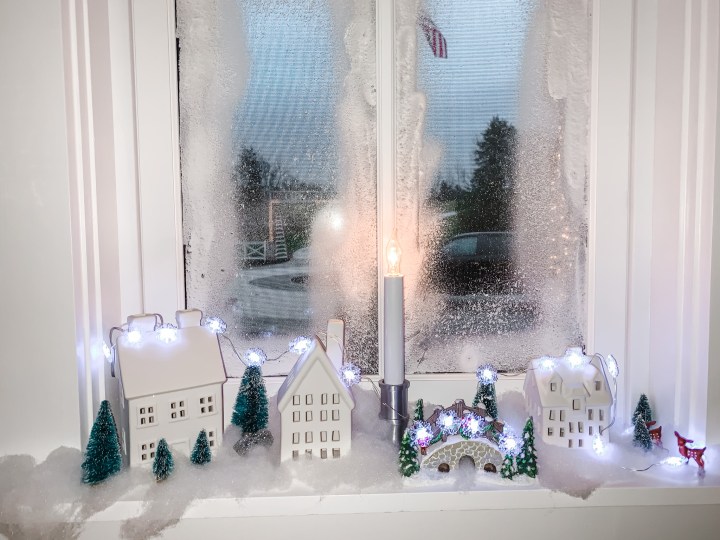 Christmas window display for in your home