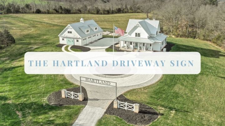 The HartLand Driveway Sign