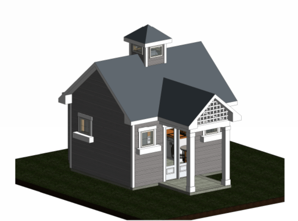 Pool House Rendering 