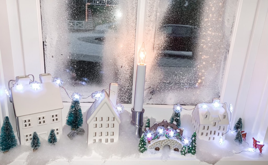Christmas window display for in your home