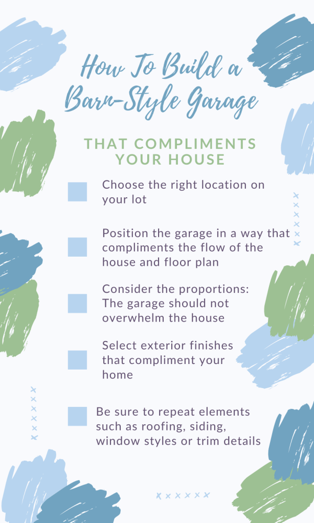 how to make your garage complement your house