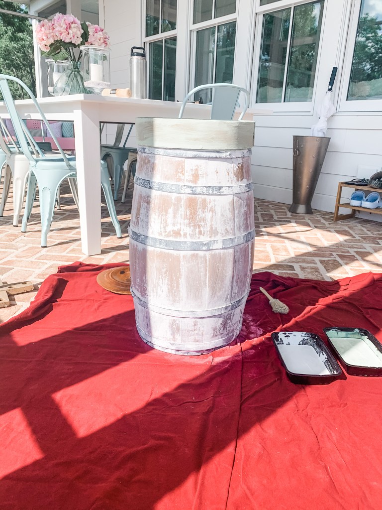 refinishing a butter churn
