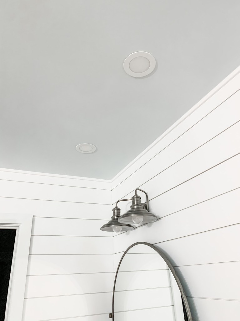 shiplap in master bathroom