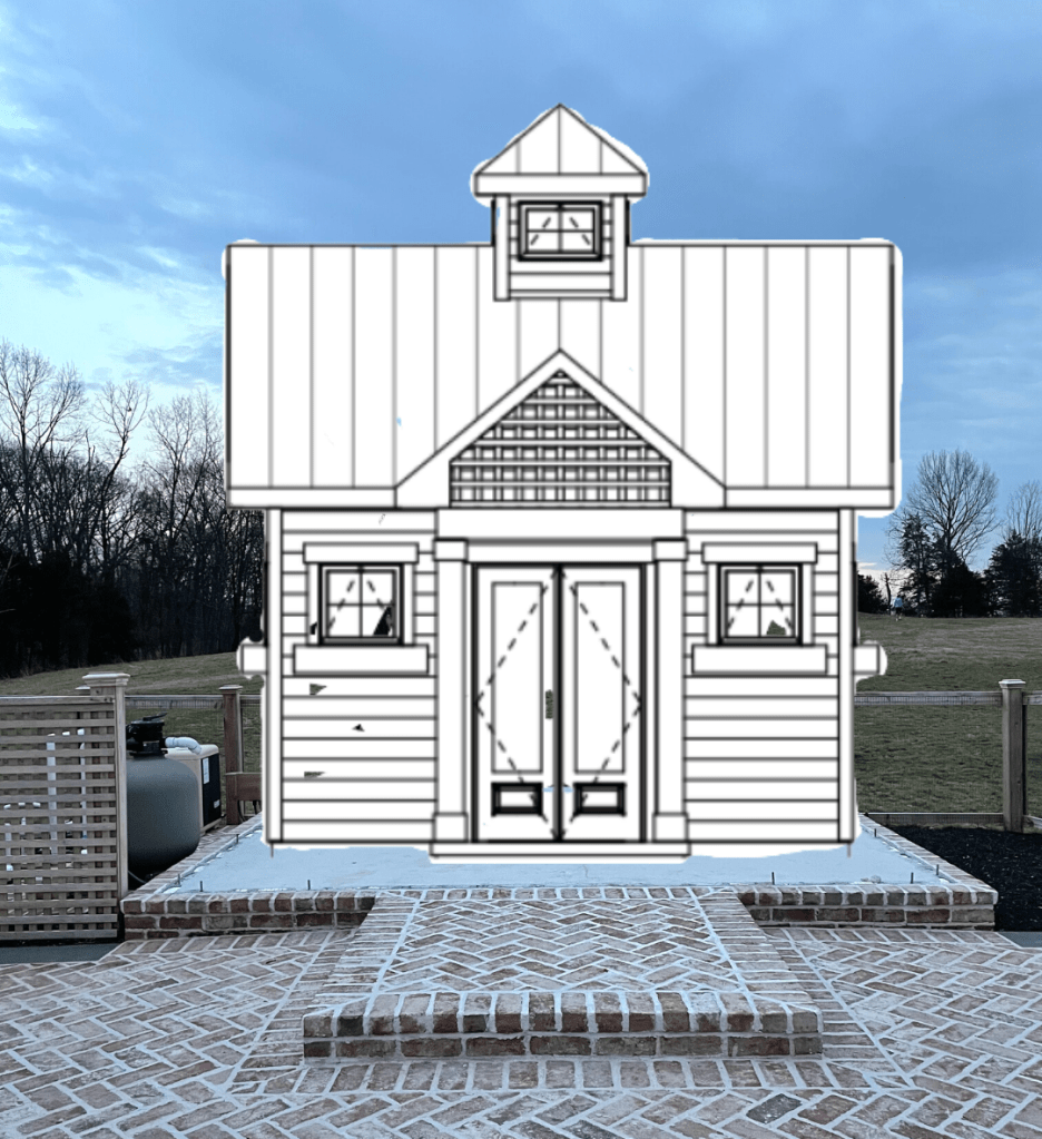 pool house rendering 
