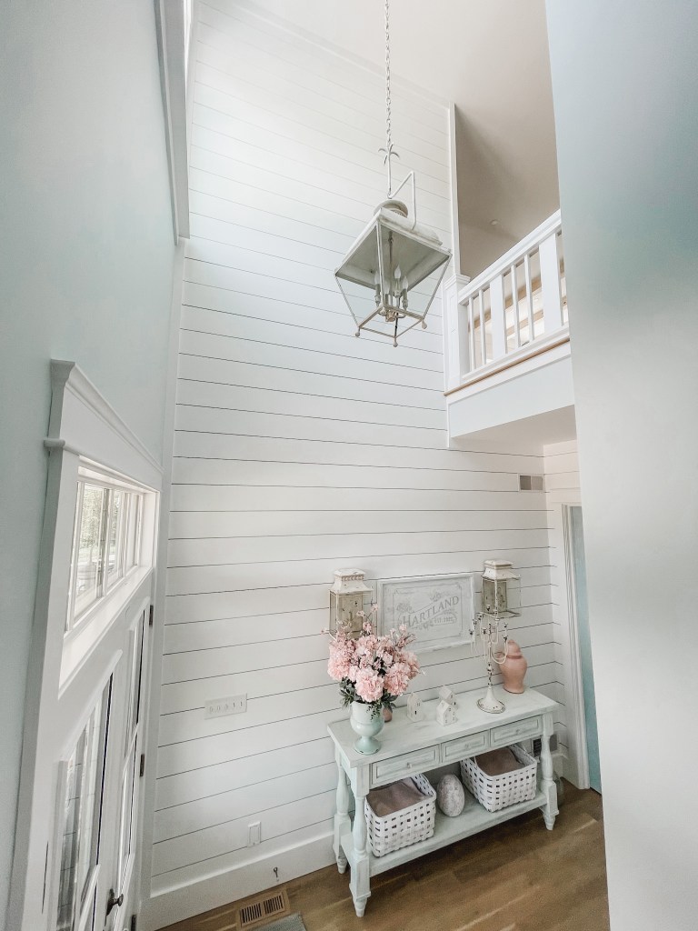 shiplap in a foyer or entryway
