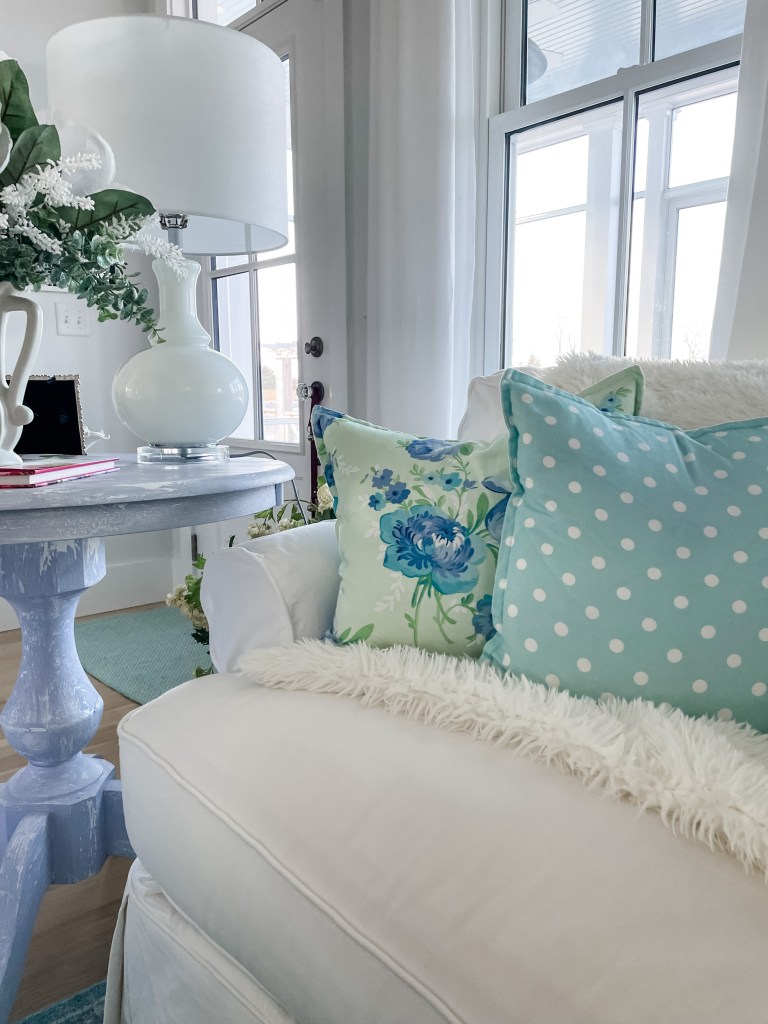 lamp in a living room