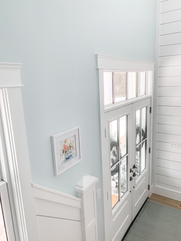 blue foyer